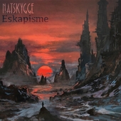 NATSKYGGE-Eskapisme (orange/oxblood red merge)