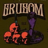 GRUSOM-III (coke bottle clear+black splatter)