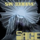 SAGE-Say Goodbye! (blue/white blob+white/red splatter)